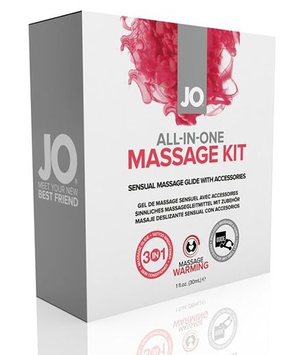 Подарочный набор для массажа All in One Massage Kit - System JO - купить с доставкой в Ростове-на-Дону