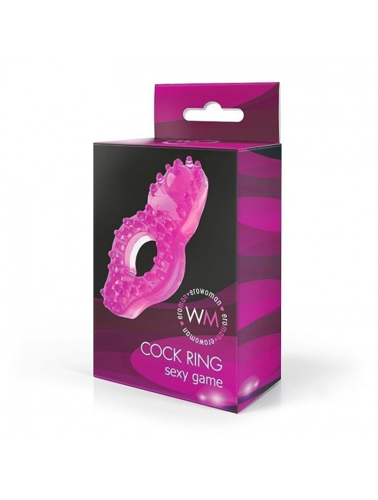 Розовое эрекционное кольцо с бугорками - Erowoman-Eroman - в Ростове-на-Дону купить с доставкой