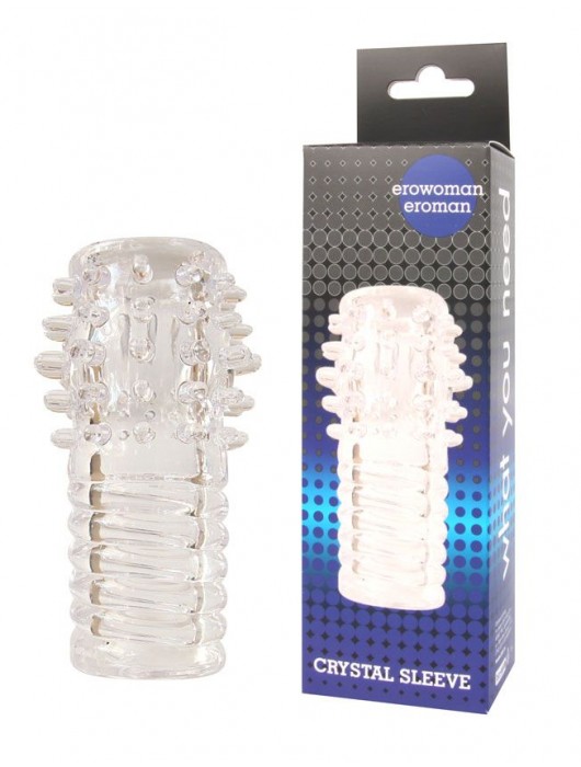 Прозрачная насадка на фаллос - 10 см. - Erowoman-Eroman - в Ростове-на-Дону купить с доставкой