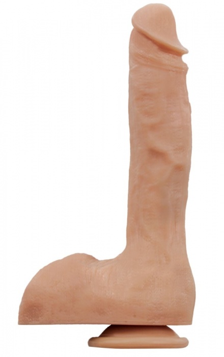 Телесный фаллоимитатор на присоске Secret Weapon - 28 см. - NS Novelties