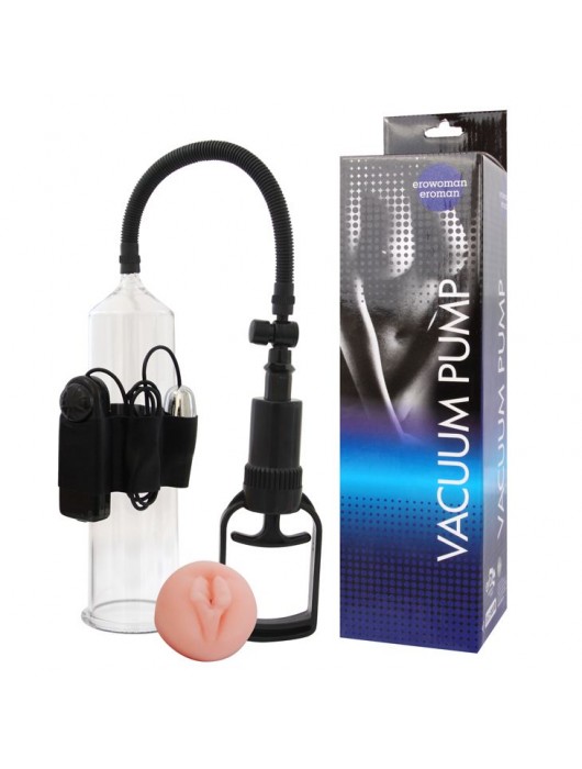 Вакуумная помпа с вибрацией и насадкой в виде вагины - Bior toys - в Ростове-на-Дону купить с доставкой