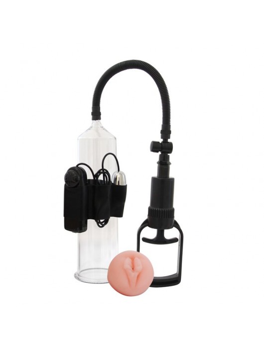 Вакуумная помпа с вибрацией и насадкой в виде вагины - Bior toys - в Ростове-на-Дону купить с доставкой
