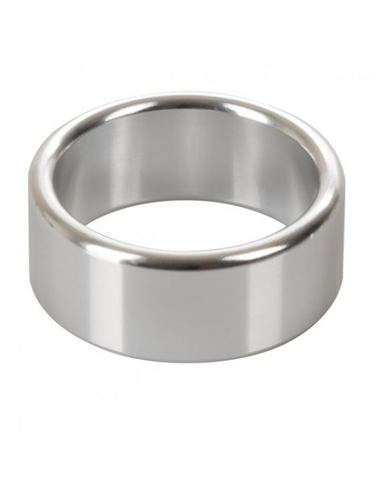 Серебристое эрекционное кольцо Alloy Metallic Ring Medium - California Exotic Novelties - в Ростове-на-Дону купить с доставкой
