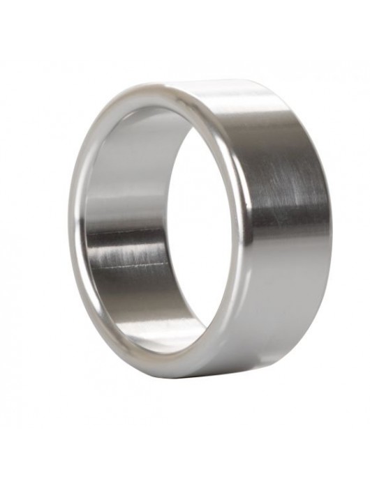 Серебристое эрекционное кольцо Alloy Metallic Ring Medium - California Exotic Novelties - в Ростове-на-Дону купить с доставкой