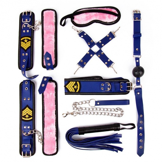 Большой пикантный набор БДСМ-аксессуаров в военной тематике - Bior toys - купить с доставкой в Ростове-на-Дону