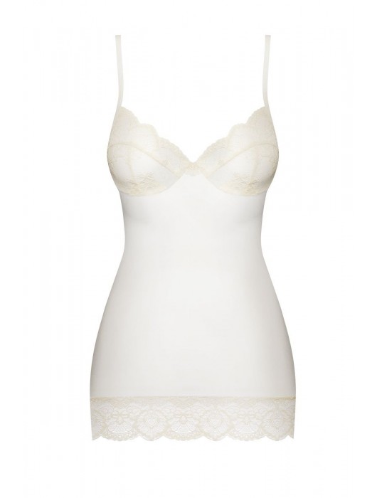 Коротенькая сорочка с кружевным лифом - Obsessive купить с доставкой