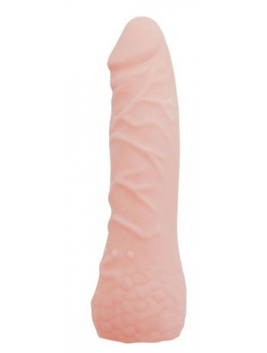 Реалистичная телесная насадка на пенис - 18 см. - Bior toys - в Ростове-на-Дону купить с доставкой