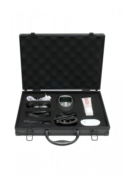 Набор для электростимуляции эрогенных зон  Deluxe Shock Therapy Travel Kit - Pipedream - купить с доставкой в Ростове-на-Дону