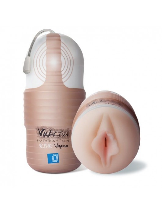 Мастурбатор-вагина с вибрацией Vulcan Love Skin Masturbator Ripe Vagina Vibe - Topco Sales - в Ростове-на-Дону купить с доставкой