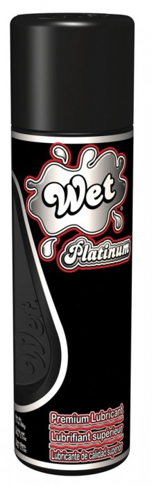 Гель-лубрикант на силиконовой основе Wet Platinum - 93 мл. - Wet International Inc. - купить с доставкой в Ростове-на-Дону