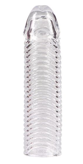 Увеличивающая насадка с ребрами Kanikule - 17 см. - Kanikule - в Ростове-на-Дону купить с доставкой