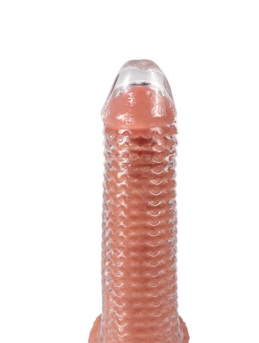 Закрытая увеличивающая насадка с волнами Kanikule - 17 см. - Kanikule - в Ростове-на-Дону купить с доставкой