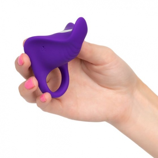 Фиолетовое перезаряжаемое эрекционное кольцо Silicone Remote Orgasm Ring - California Exotic Novelties - в Ростове-на-Дону купить с доставкой
