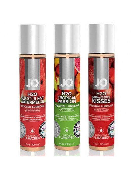 Подарочный набор ароматизированных лубрикантов Tri-Me Triple Pack Flavors - System JO - купить с доставкой в Ростове-на-Дону