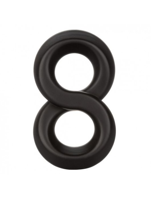 Двойное эрекционное кольцо Ultra-Soft Crazy 8 - California Exotic Novelties - в Ростове-на-Дону купить с доставкой