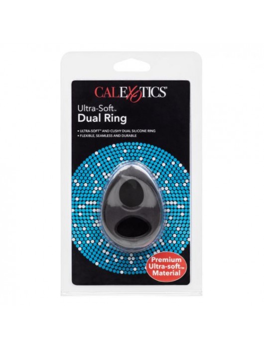Двойное эрекционное кольцо Ultra-Soft Dual Ring - California Exotic Novelties - в Ростове-на-Дону купить с доставкой