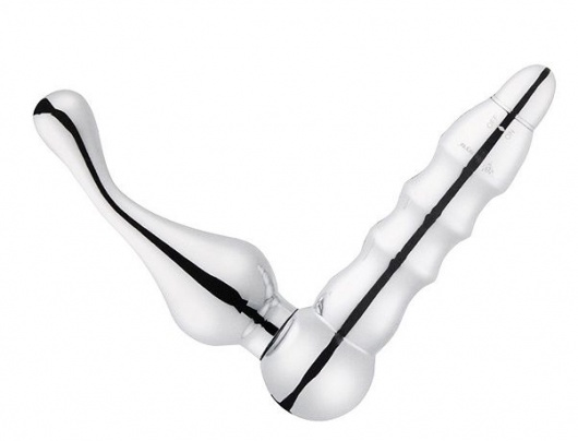 Серебристый металлический вибромассажер простаты Alloy - Bior toys - в Ростове-на-Дону купить с доставкой