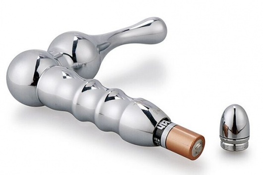 Серебристый металлический вибромассажер простаты Alloy - Bior toys - в Ростове-на-Дону купить с доставкой