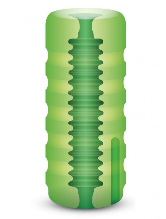 Зеленый мастурбатор с вибрацией Zolo Original Squeezable Vibrating Stroker - Zolo - в Ростове-на-Дону купить с доставкой