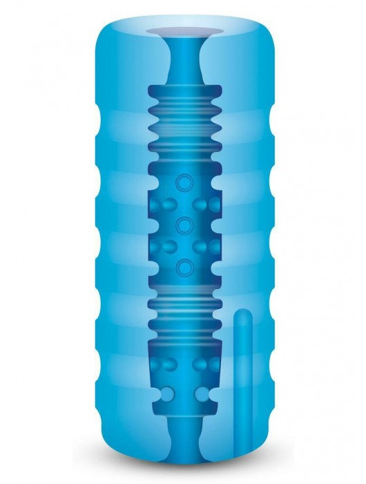 Голубой мастурбатор с вибрацией Zolo Backdoor Squeezable Vibrating Stroker - Zolo - в Ростове-на-Дону купить с доставкой