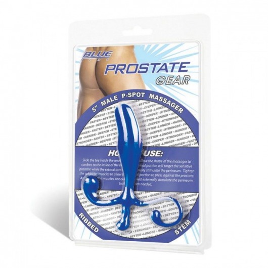 Синий массажер простаты 5  Male P-Spot - BlueLine - в Ростове-на-Дону купить с доставкой