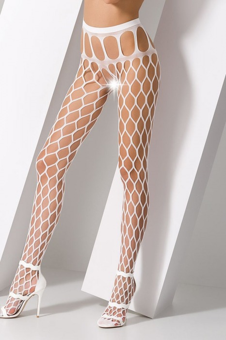 Эффектные стрип-панти в крупную сетку с интимным доступом - Passion купить с доставкой