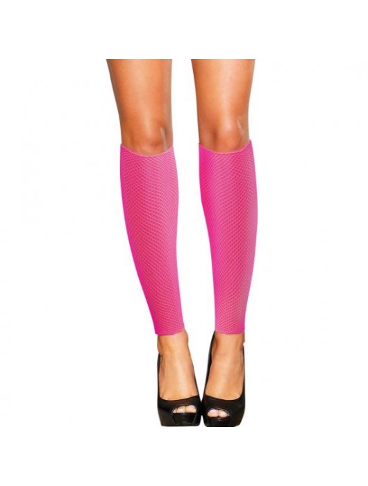 Сетчатые розовые гетры со шнуровкой - Hustler Lingerie купить с доставкой