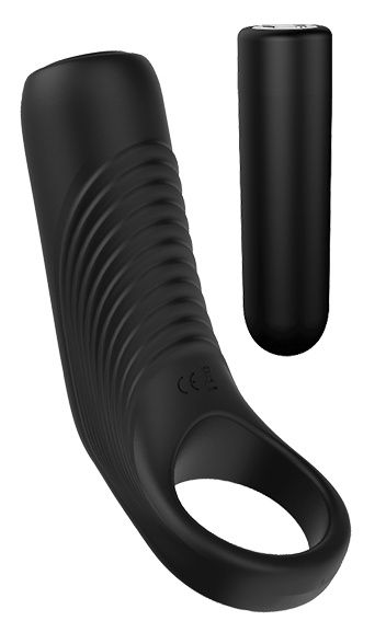 Черное перезаряжаемое эрекционное кольцо COUPLES ENHANCER - Dream Toys - в Ростове-на-Дону купить с доставкой