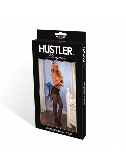 Фантазийные колготки с узором в клетку - Hustler Lingerie купить с доставкой