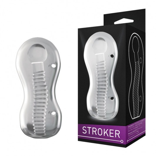 Прозрачный мастурбатор STROKER №5 - Rubber Tech Ltd - в Ростове-на-Дону купить с доставкой