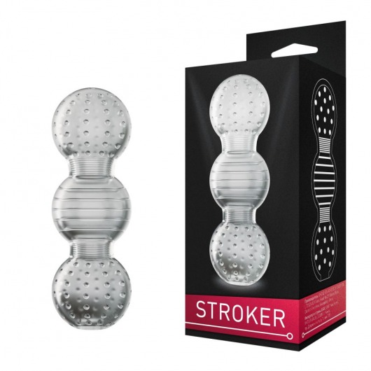 Прозрачный мастурбатор STROKER №4 - Rubber Tech Ltd - в Ростове-на-Дону купить с доставкой