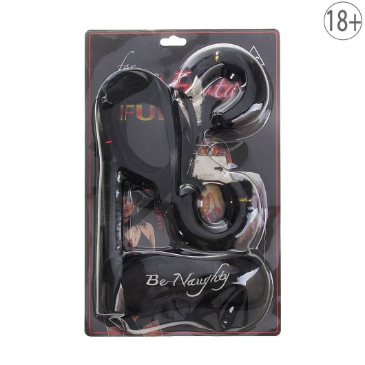 Набор для влюбленных: плетка, наручники, повязка - Сима-Ленд - купить с доставкой в Ростове-на-Дону