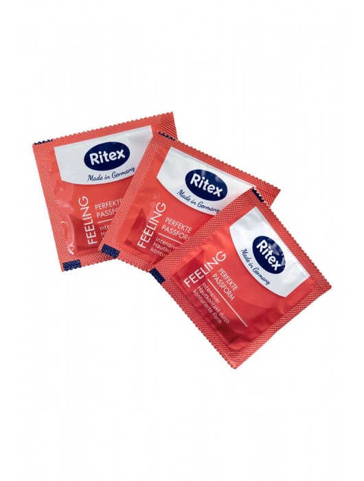 Презервативы анатомической формы с накопителем RITEX PERFECT FIT - 3 шт. - RITEX - купить с доставкой в Ростове-на-Дону