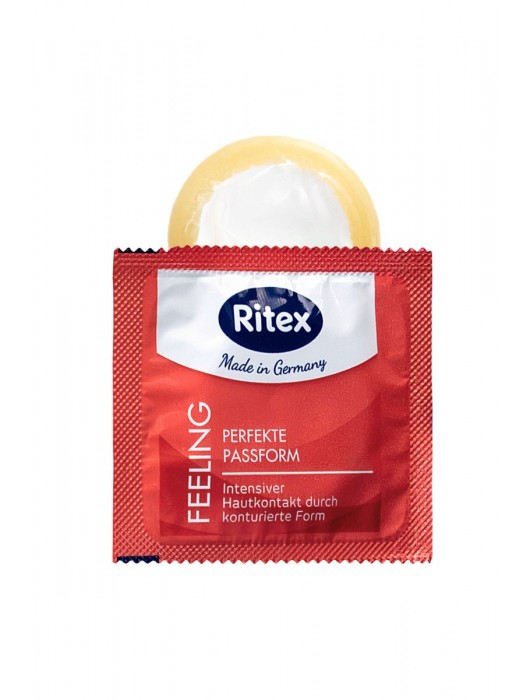 Презервативы анатомической формы с накопителем RITEX PERFECT FIT - 3 шт. - RITEX - купить с доставкой в Ростове-на-Дону