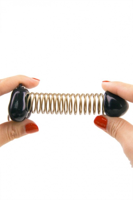 Черный брелок для ключей в форме пениса - Romfun - купить с доставкой в Ростове-на-Дону