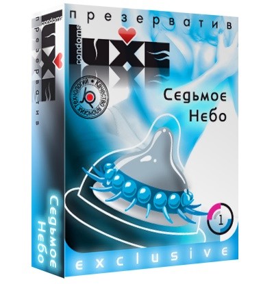 Презерватив LUXE  Exclusive  Седьмое небо  - 1 шт. - Luxe - купить с доставкой в Ростове-на-Дону