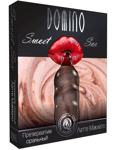 Презерватив DOMINO Sweet Sex  Латте макиато  - 1 шт. - Domino - купить с доставкой в Ростове-на-Дону