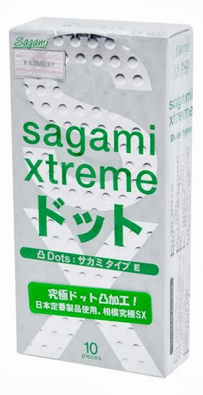 Презервативы Sagami Xtreme Type-E с точками - 10 шт. - Sagami - купить с доставкой в Ростове-на-Дону
