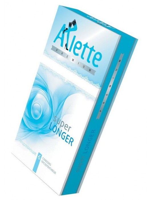 Презервативы Arlette Premium Super Longer с продлевающим эффектом - 6 шт. - Arlette - купить с доставкой в Ростове-на-Дону