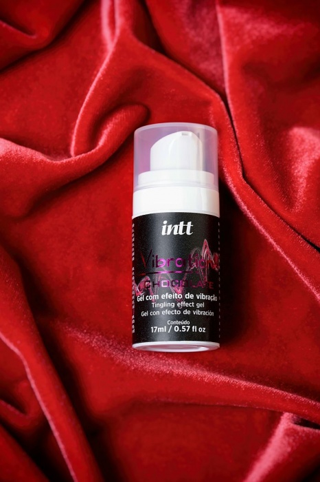 Жидкий массажный гель VIBRATION Chocolate с шоколадным ароматом и эффектом вибрации - 17 мл. - INTT - купить с доставкой в Ростове-на-Дону