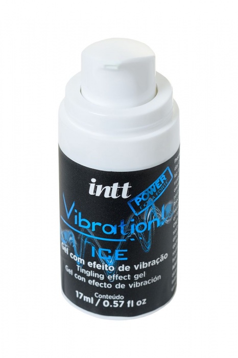 Жидкий массажный гель VIBRATION Extra-strong Ice с охлаждающим эффектом и эффектом вибрации - 17 мл. - INTT - купить с доставкой в Ростове-на-Дону