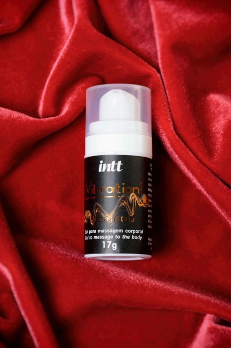 Жидкий массажный гель INTT VIBRATION Peach с ароматом персика и эффектом вибрации - 17 мл. - INTT - купить с доставкой в Ростове-на-Дону