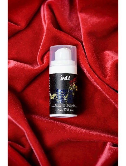 Массажный гель INTT VIBRATION Vodka mixed with energy drink с необычным ароматом и эффектом вибрации - 17 мл. - INTT - купить с доставкой в Ростове-на-Дону