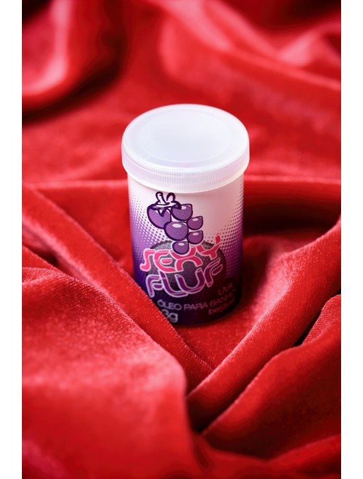 Масло для ванны и массажа SEXY FLUF с ароматом винограда - 2 капсулы (3 гр.) - INTT - купить с доставкой в Ростове-на-Дону