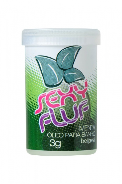 Масло для ванны и массажа SEXY FLUF с мятным ароматом - 2 капсулы (3 гр.) - INTT - купить с доставкой в Ростове-на-Дону