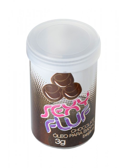 Масло для ванны и массажа SEXY FLUF с ароматом шоколада - 2 капсулы (3 гр.) - INTT - купить с доставкой в Ростове-на-Дону