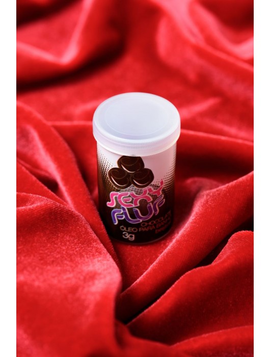 Масло для ванны и массажа SEXY FLUF с ароматом шоколада - 2 капсулы (3 гр.) - INTT - купить с доставкой в Ростове-на-Дону