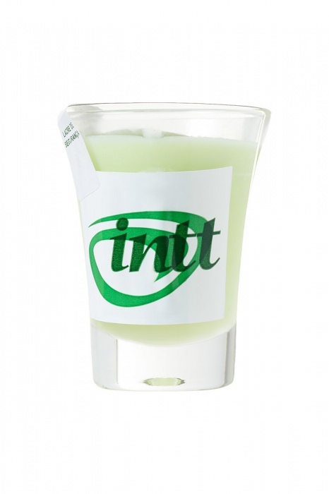 Массажная свеча для поцелуев Mint с ароматом мяты - 30 гр. - INTT - купить с доставкой в Ростове-на-Дону