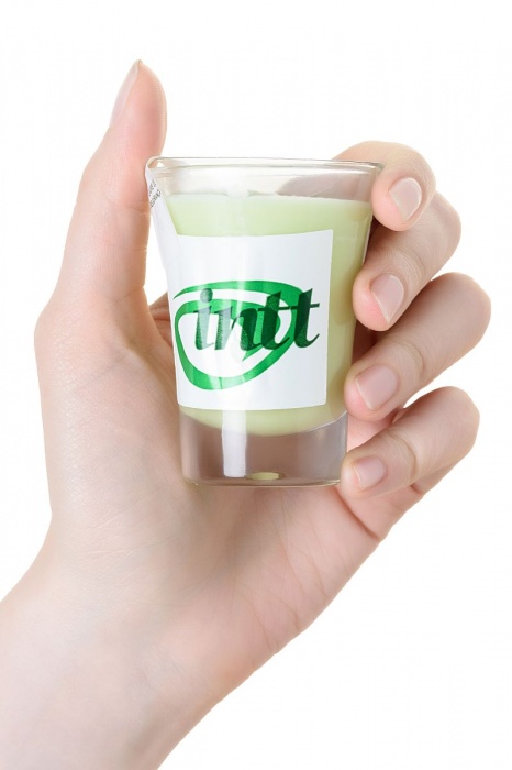 Массажная свеча для поцелуев Mint с ароматом мяты - 30 гр. - INTT - купить с доставкой в Ростове-на-Дону
