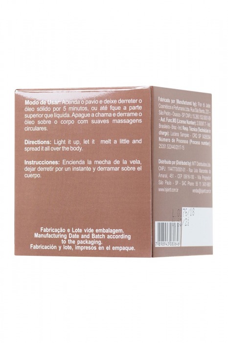 Массажная свеча для поцелуев Nutella с ароматом Нутеллы - 30 гр. - INTT - купить с доставкой в Ростове-на-Дону